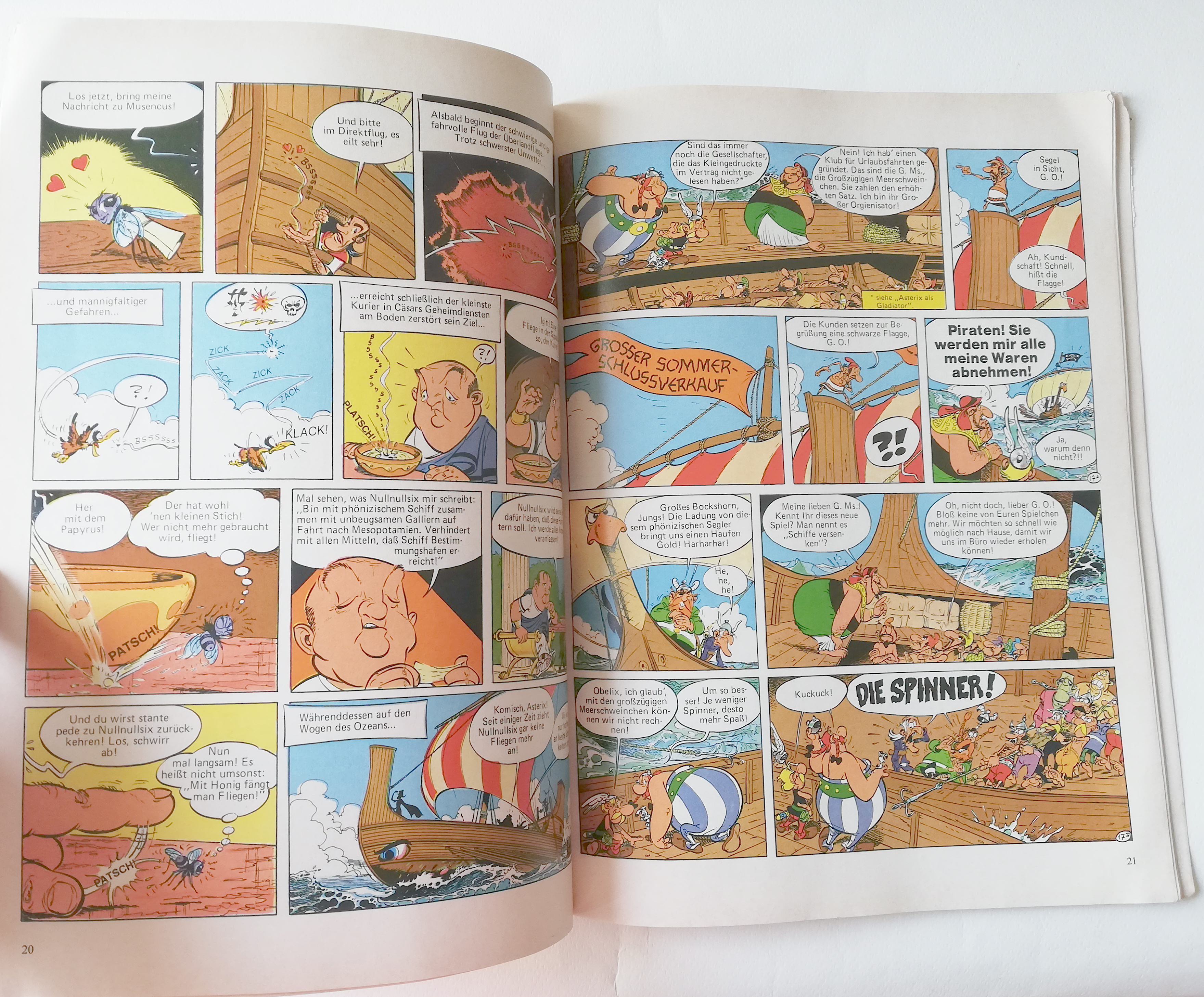 หนังสือการ์ตูนภาษาเยอรมัน R. GOSCINNY - A. UDERZO BAND XXVI Asterix UND Obellx DIE ODYSSEE TEXT UND ZEICHNUNGEN VON UDERZO EHAPA VERLAG STUTTGART