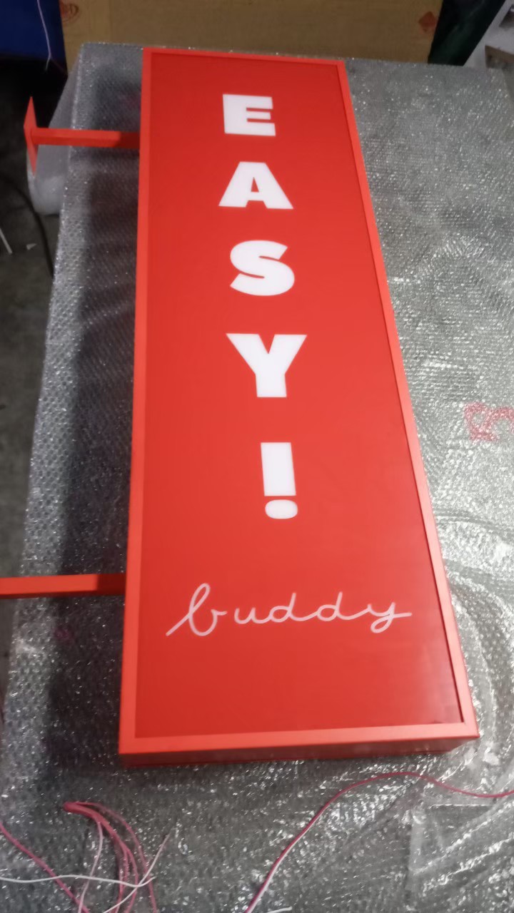 งานป้ายกล่องไฟ