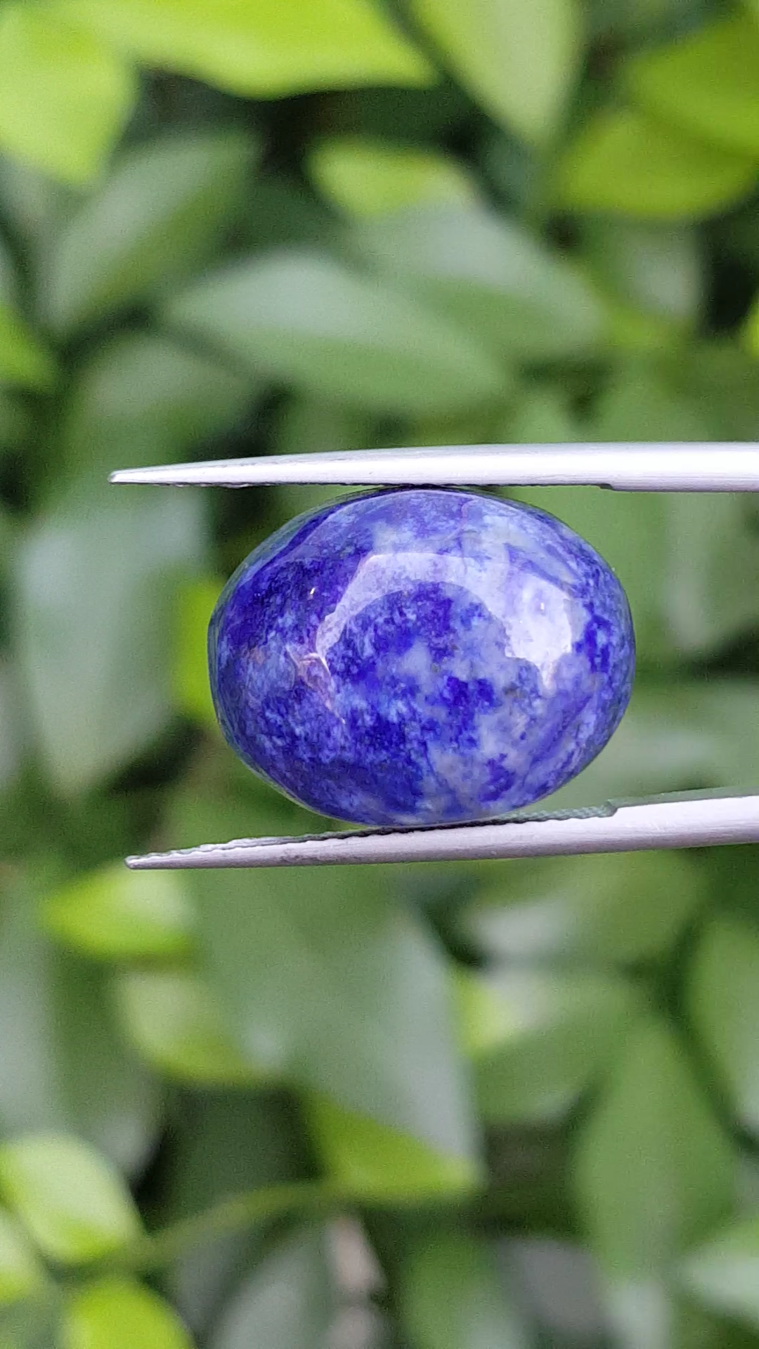 พลอย ลาพิส ลาซูลี Lapis lazuli 15.25 กะรัต (Cts.克拉)