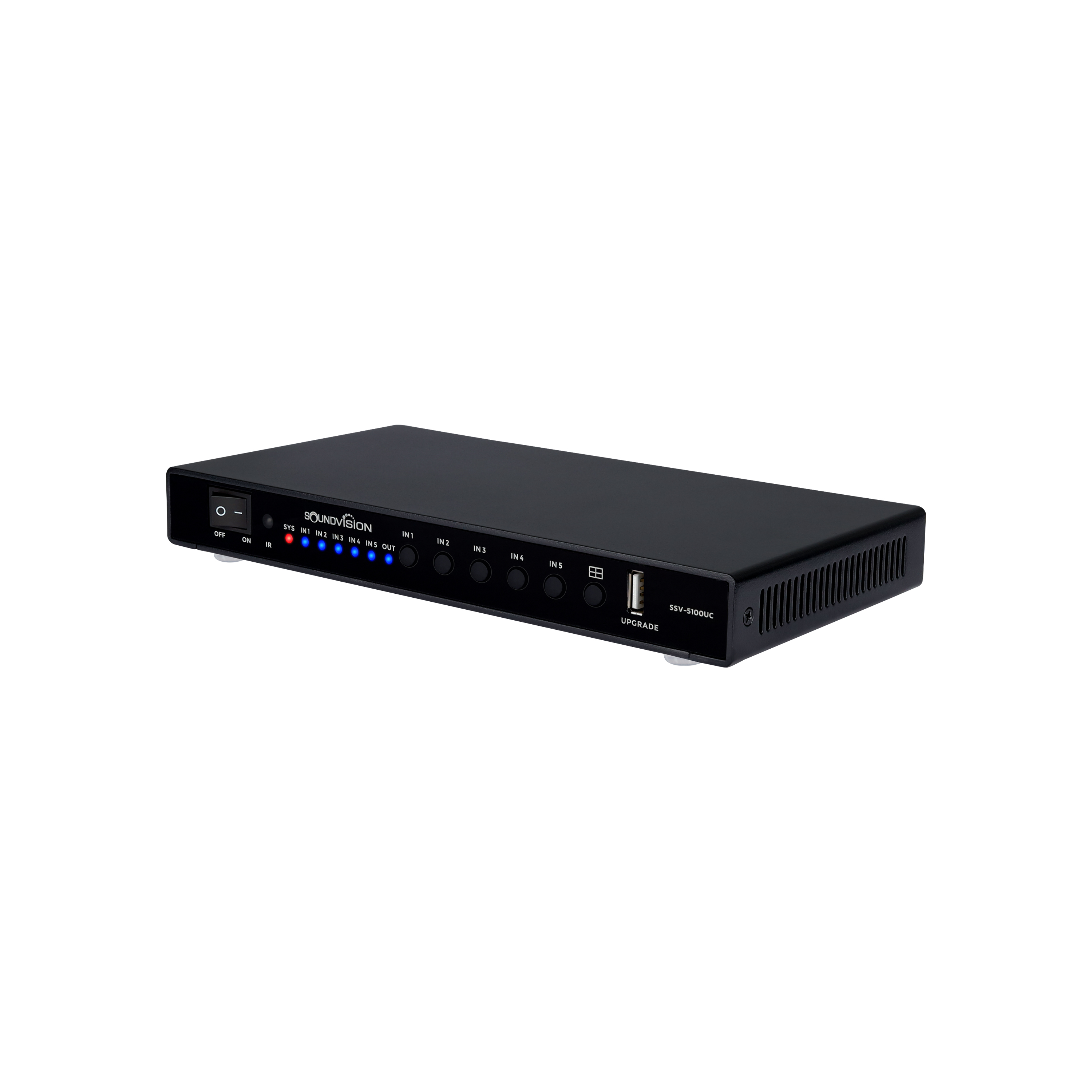 SOUNDVISION SSV-5100UC 4K 5×1 เครื่องสลับสัญญาณภาพ 4K แบบ Seamless รองรับการแสดงผล Multiview เข้า 5 ออก 1