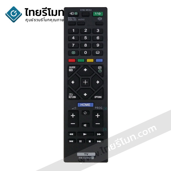 รีโมททีวี Sony รุ่นED054 ใช้ได้กับรุ่น GA024 และรุ่น TX110P (ใช้ได้หลายรหัส)
