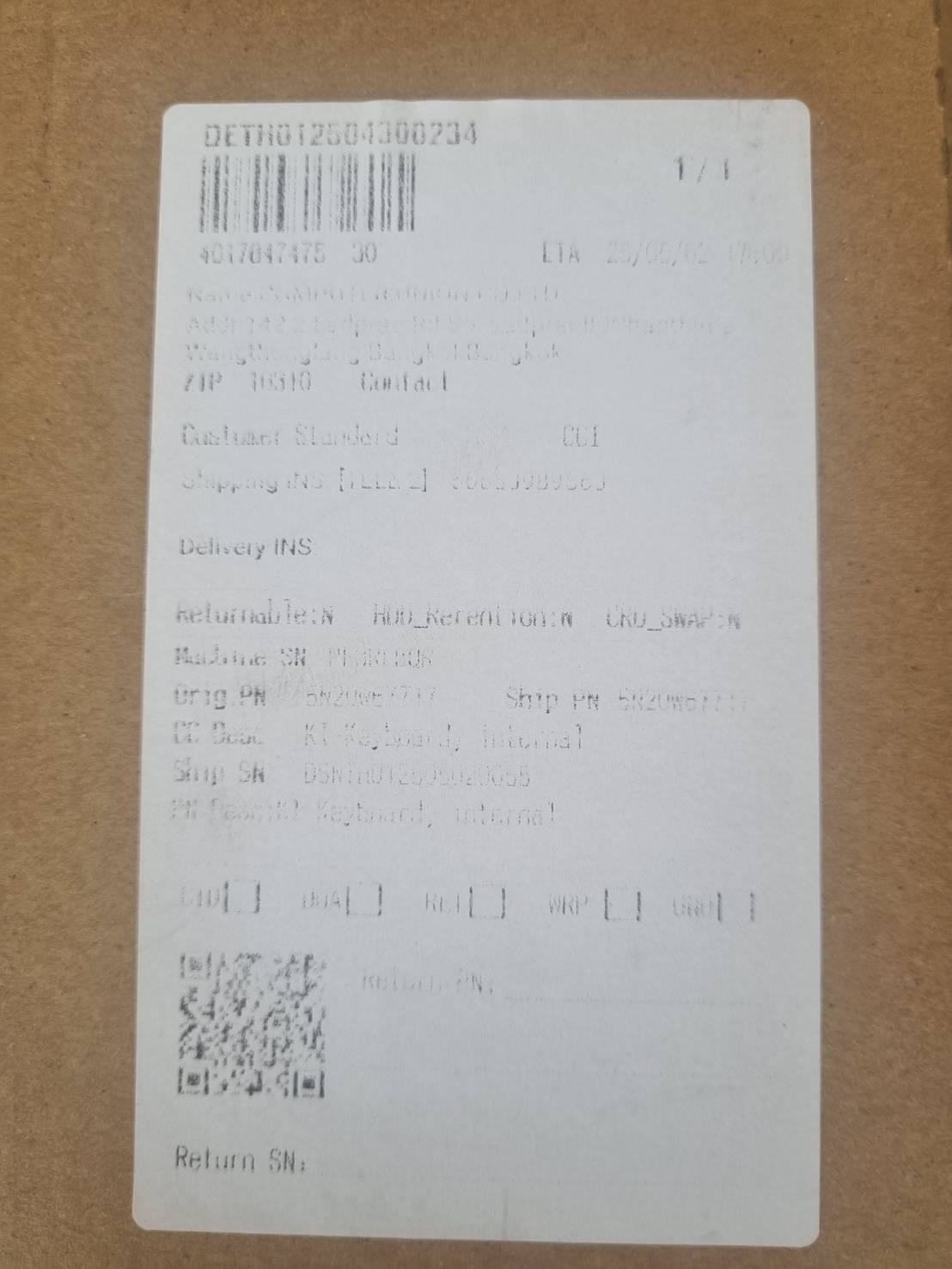 Keyboard Lenovo ThinkPad L14 Gen 1, Gen 2, 20X1, 20X2, 20X5, 20X6 - พร้อมปุ่มเมาส์แดง ของแท้ มี 4 ตัว