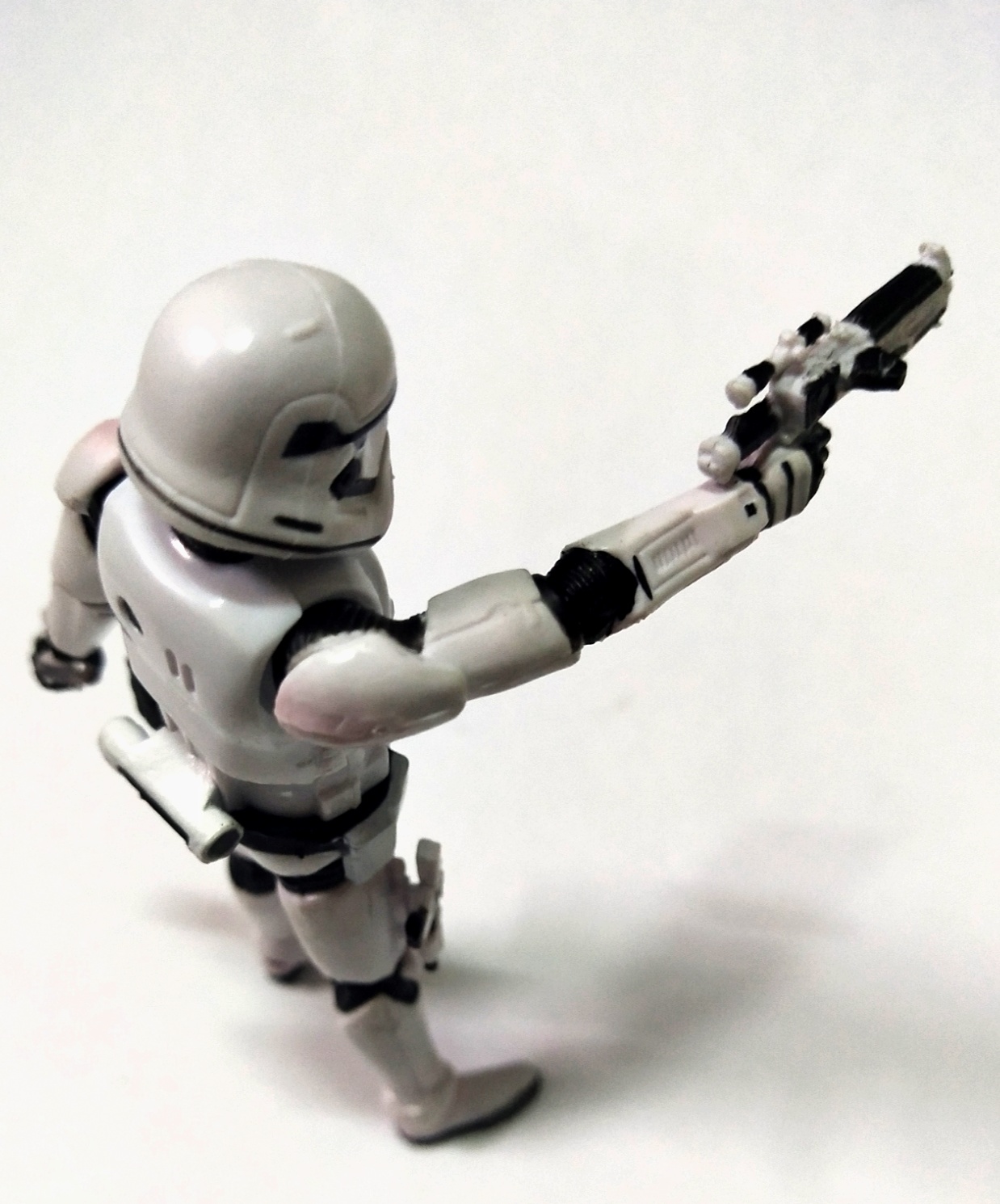 ของสะสมจากสตาร์วอร์ โมเดล Star Wars, First Order Storm Trooper ** บริเวณหัวไหล่เปื้อนสีชมพู