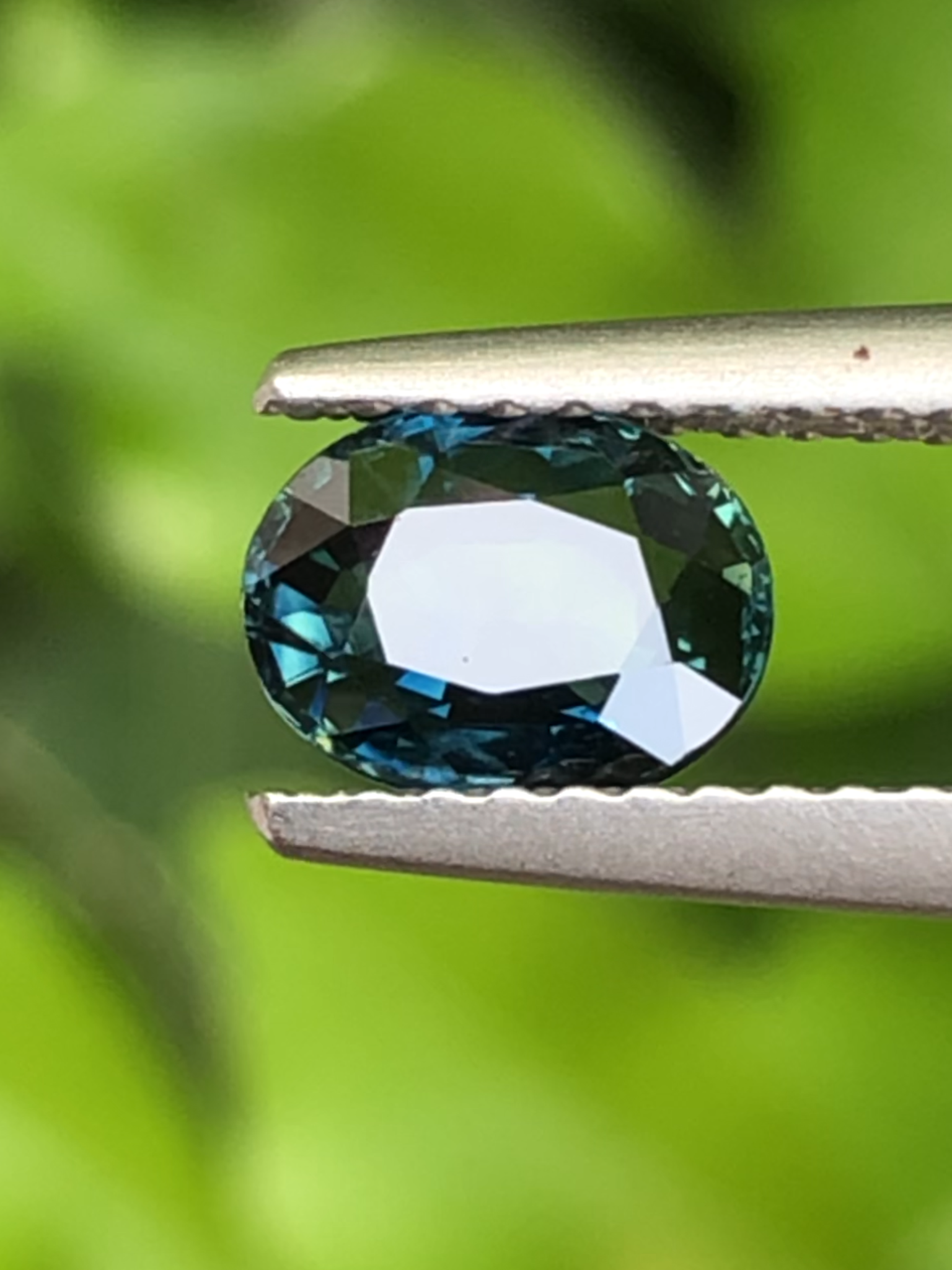 พลอย ไพลิน Blue Sapphire 1.25 กะรัต (Cts.) พลอยแท้ อัญมณีมงคลประจําวันเกิด เครื่องประดับพลอย