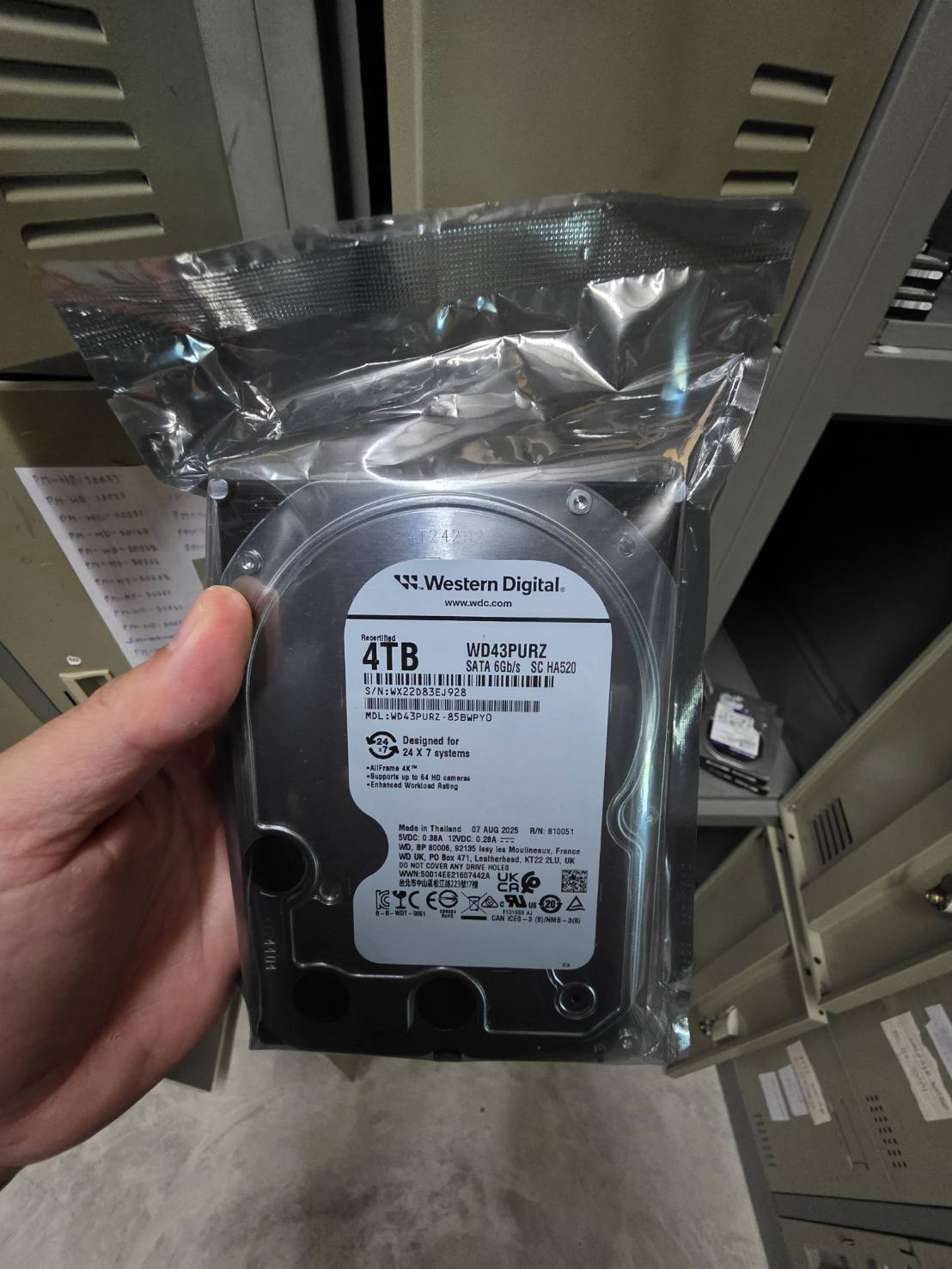 WD 4 TB ลูกใหม่ได้จากการเคลมมา