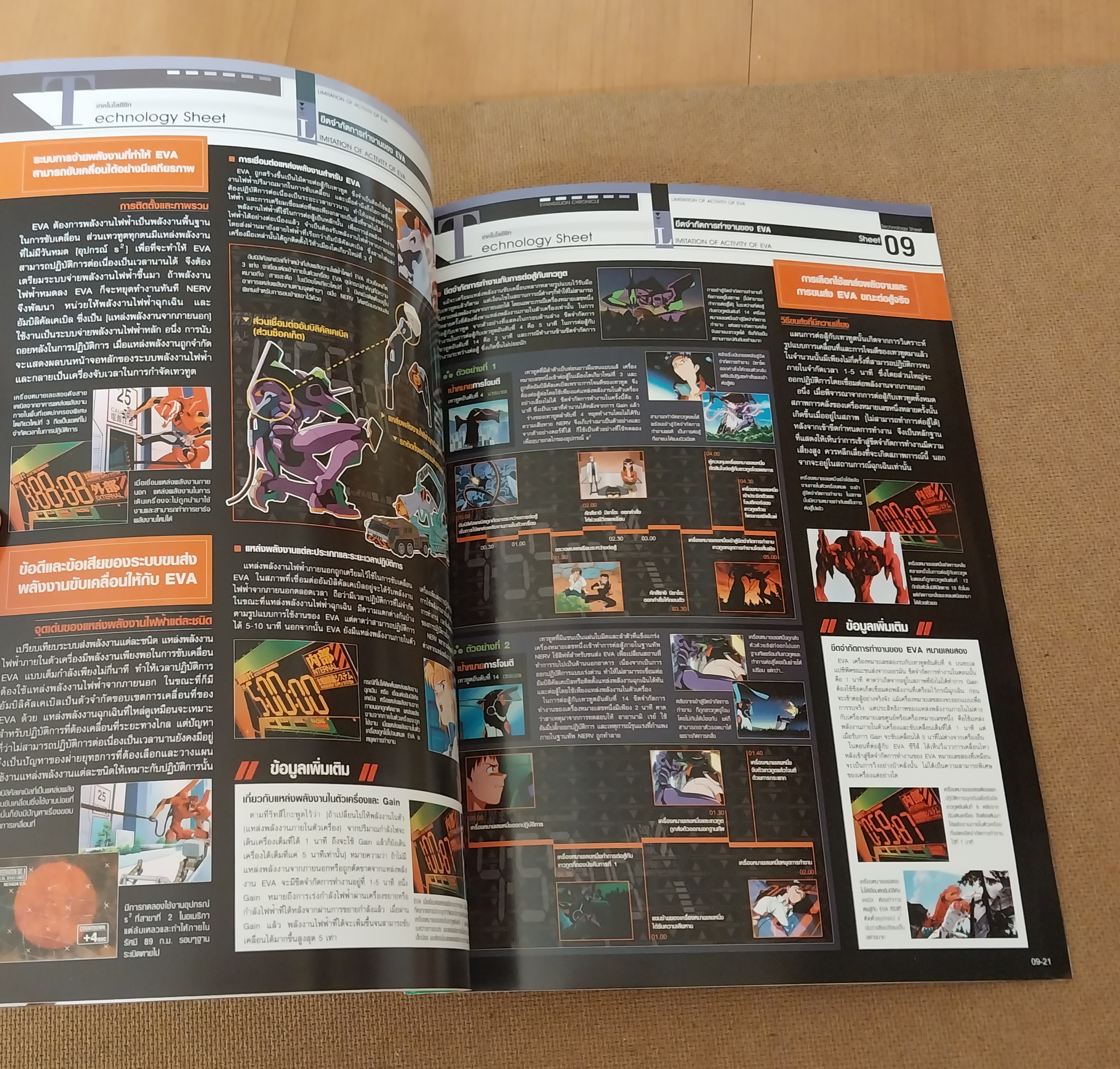 มีหลายภาพ, *แกะเพื่อถ่ายรูป,สารานุกรม สำหรับแฟนพันธุ์แท้อีวานเกเลี่ยน พิมพ์ 4 สีสวยงาม ตลอดทั้งเล่ม ฉบับที่ 9, Evangelion chronicle