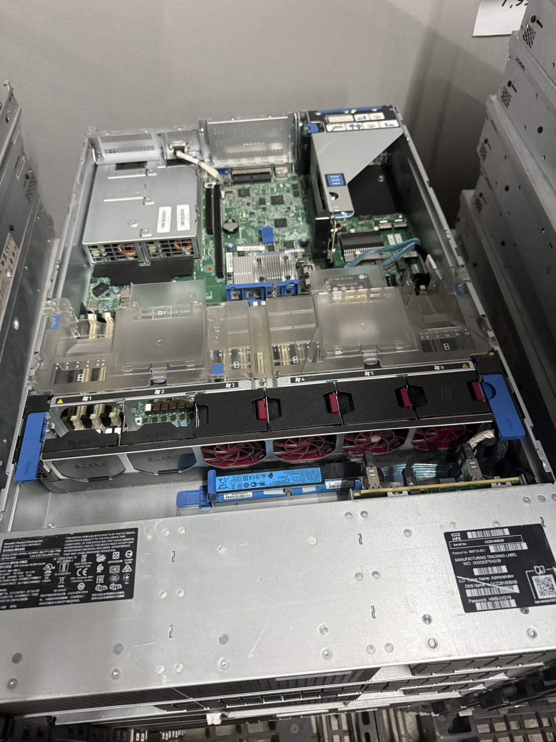 Server HP Proliant DL380 G10(Gold 6248*2/NO RAM/SSD 240GB*2/Power 1600W*2+P408i-9