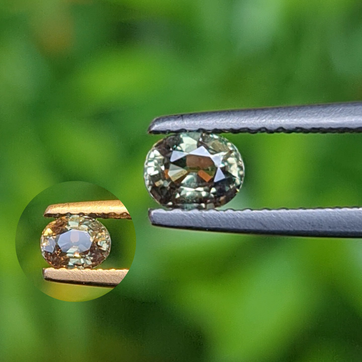 พลอย อเล็กซานไดร์ (Natural Alexandrite Chrysoberyl) 0.49 กะรัต (Cts.) ดิบ (Unheated) พร้อมใบเซอร์ พลอยแท้ อัญมณีมงคลประจําวันเกิด เครื่องประดับพลอย