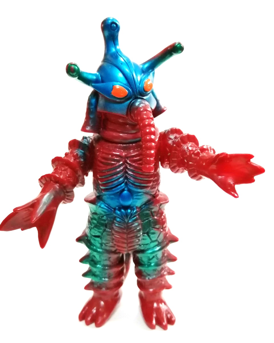 ซอฟ7นิ้ว สัตว์ประหลาด bandai kaijin มนุษย์ดาว ฮิปโปริต จากภาพยนตร์ อุลตร้าแมนเอส เป็นสัตว์ประหลาดตัวสำคัญ ที่สามารถล่อ 5 พี่น้องอุลตร้า มาติดกับ จนเจ้าพ่ออุลตร้า ต้องปรากฏตัวออกมาช่วย ตัวนี้เป็นซอฟรุ่นเก่าปี1983 bandai japan คุณภาพดีสีสวยสด สภาพดีเก่าเ