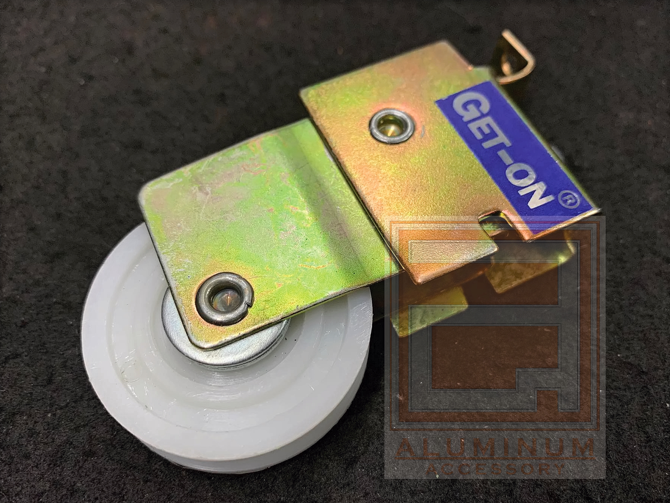 Get-On ล้อบานเลื่อน(ล้อน้ำเงิน) สำหรับบานหน้าต่างอลูมิเนียม(บานเล็ก)