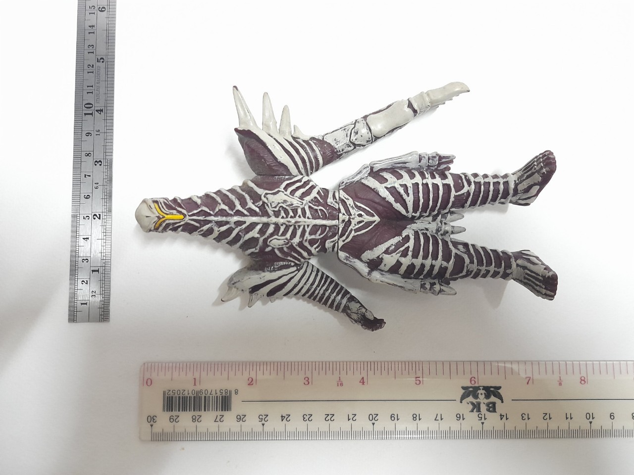 มีหลาบภาพ,ซอฟ 6 - 6.5 นิ้ว สัตว์ประหลาด เดธเรม จากอุลตร้าแมน เมบิอุส ขนาดตามรูป มือสองสภาพดีมีรอยบ้าง