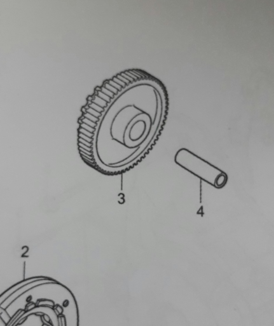 เฟืองทดกำลังสตาร์ท CBR250R