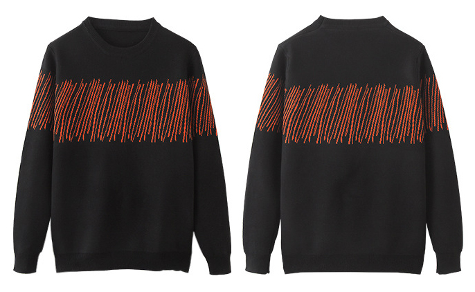 เสื้อสเวตเตอร์ไหมพรมนิตติ้งกันหนาว แฟชั่นผู้ชาย (10140MM)