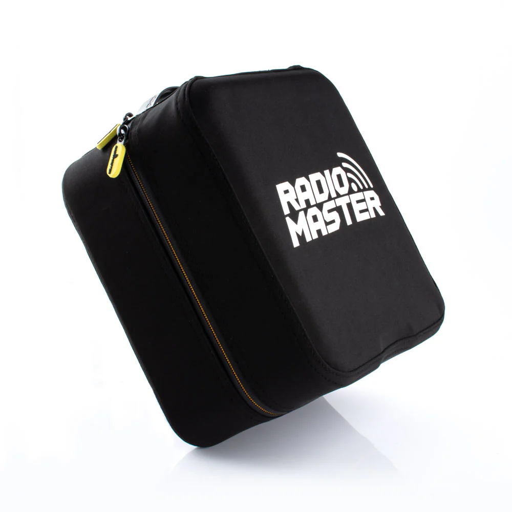 TX16S Foam Box Zipper Cover ถุงผ้ายืดมีหูหิ้วหนังสวยงาม ใช้คลุมกล่องโฟมที่แถมมากับรีโมท เพื่อใช้งานเป็นกล่องใส่รีโมท ป้องกันรีโมทกระแทกเสียหายได้ดี