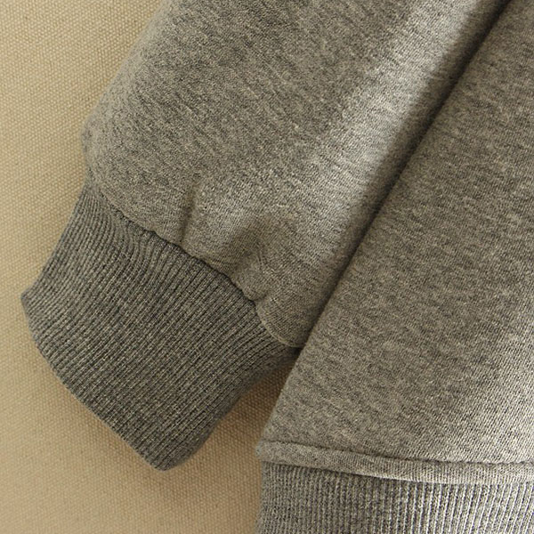 เสื้อสเวตเตอร์กันหนาวปักลายวินเทจ ซับกำมะหยี่เต็มตัว (11760LM)