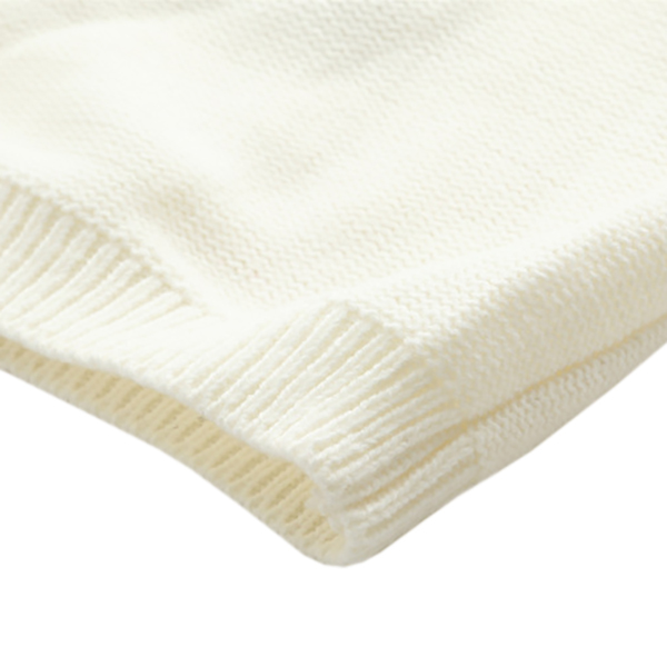 เสื้อสเวตเตอร์กันหนาว ไหมพรมนิ่มปักลายผึ้งน้อย (12001LM)