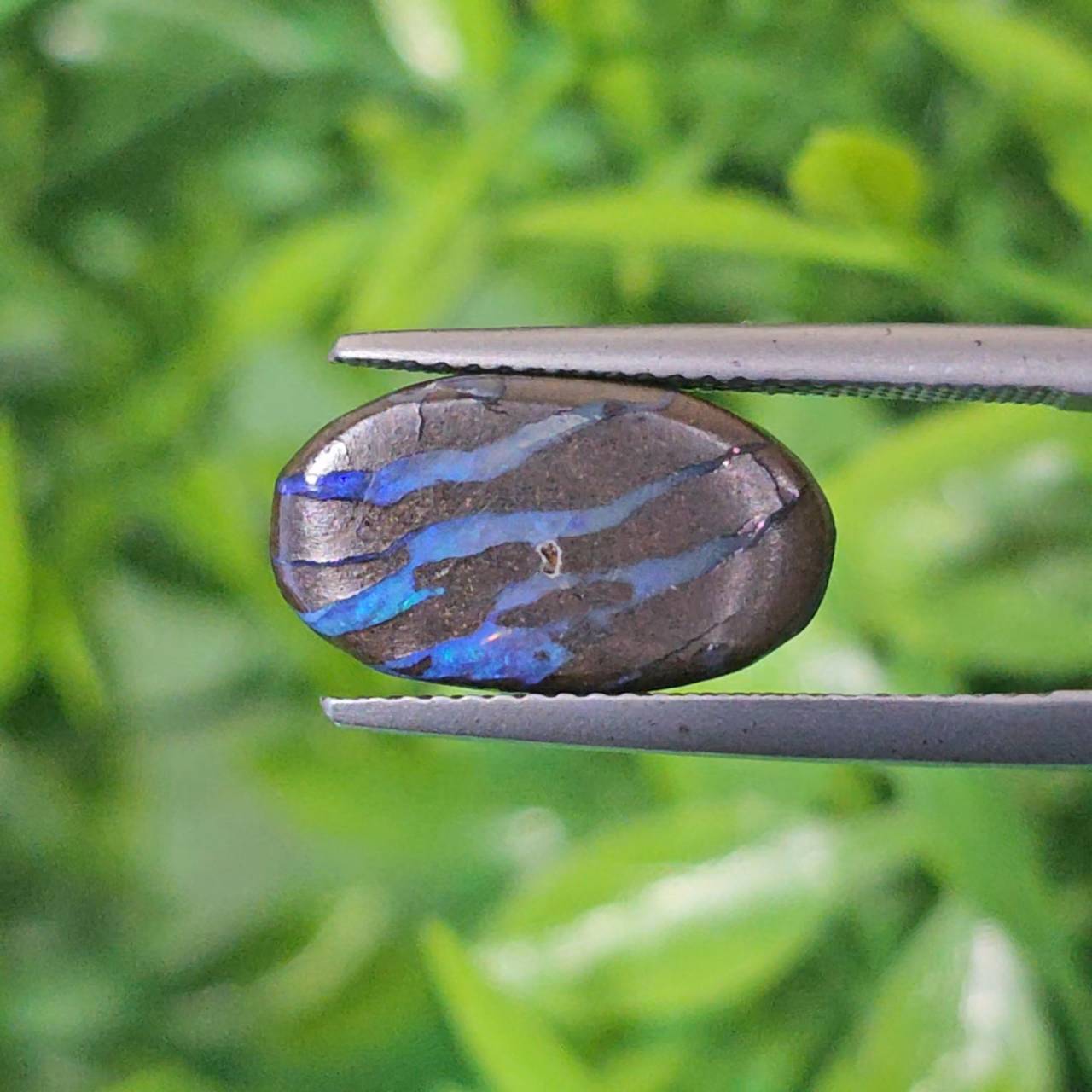 พลอย โบลเดอร์ โอปอล ออสเตรเลีย Australian Boulder Opal 5.06 กะรัต (Cts.) พลอยแท้ อัญมณีมงคลประจําวันเกิด เครื่องประดับพลอย