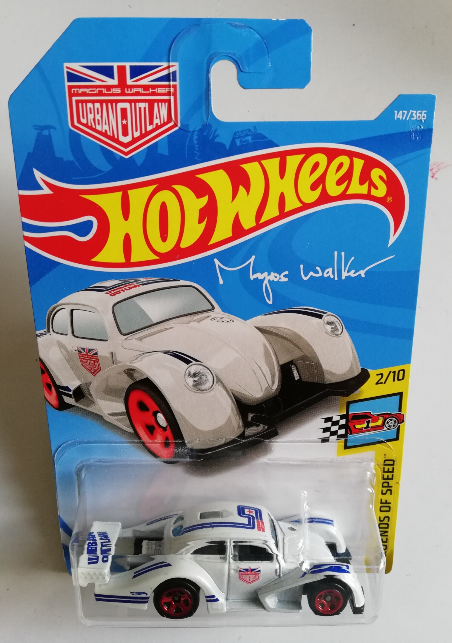 Die Cast car from Hot Wheel, "Magnus Walker Urban Outlaw, Volkswagen Kafer Racer" 147/365,Legend of Speed โมเดลรถเหล็กจาก Hot Wheel #Volkswagen Kafer Racer