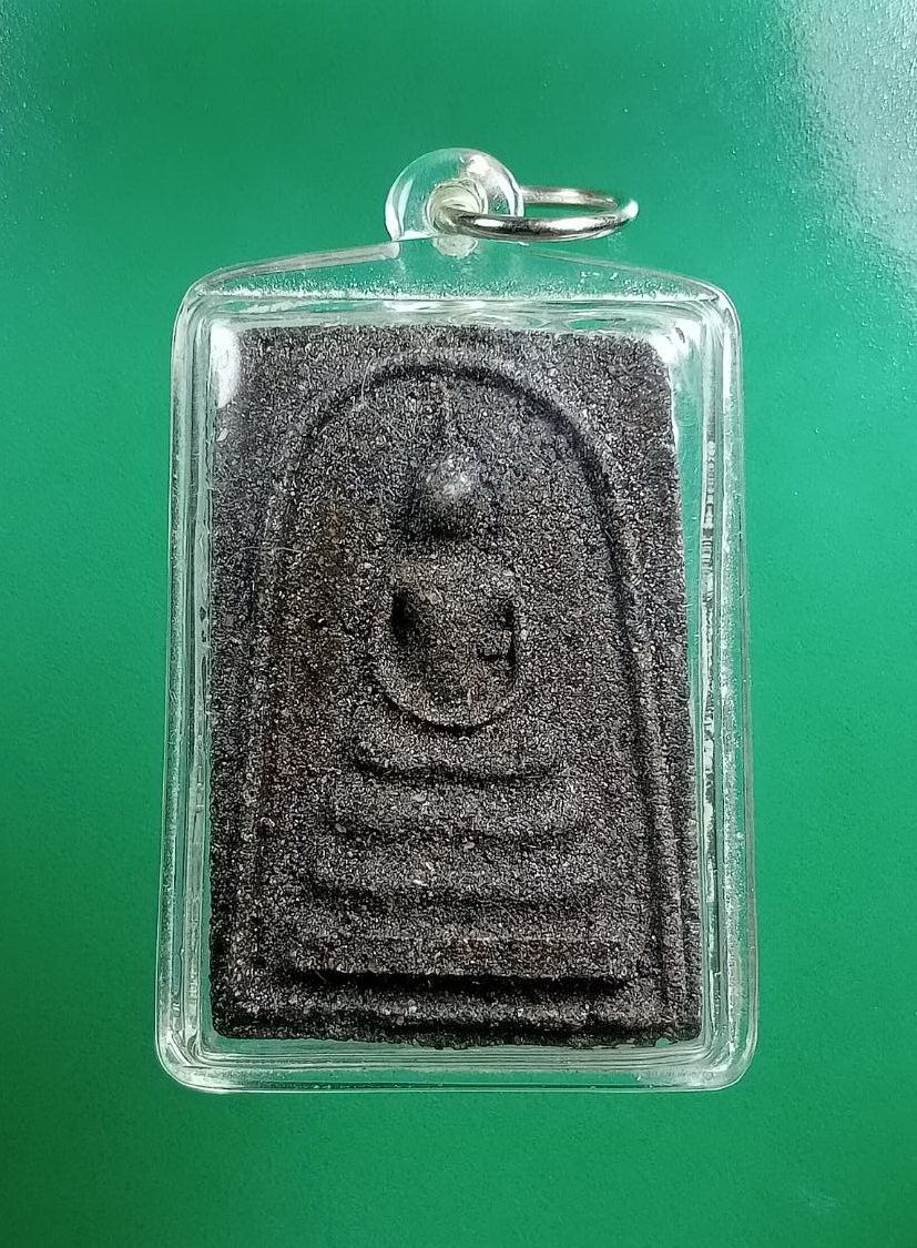 ผ2980 พระสมเด็จ หลังฝังแร่ ไม่ทราบที่