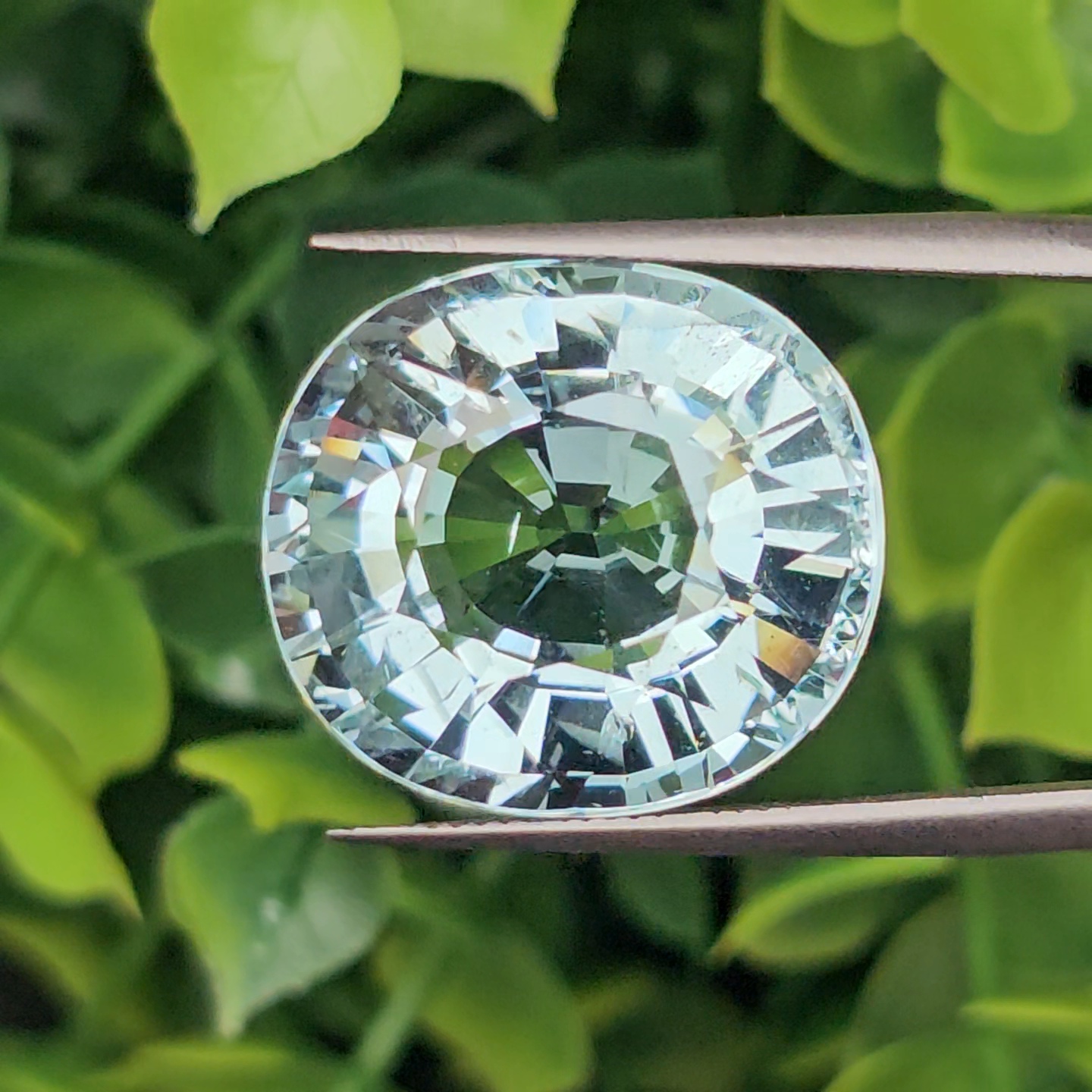 พลอย อความารีน Aquamarine 18.39 กะรัต (Cts.) พลอยแท้ อัญมณีมงคลประจําวันเกิด เครื่องประดับพลอย