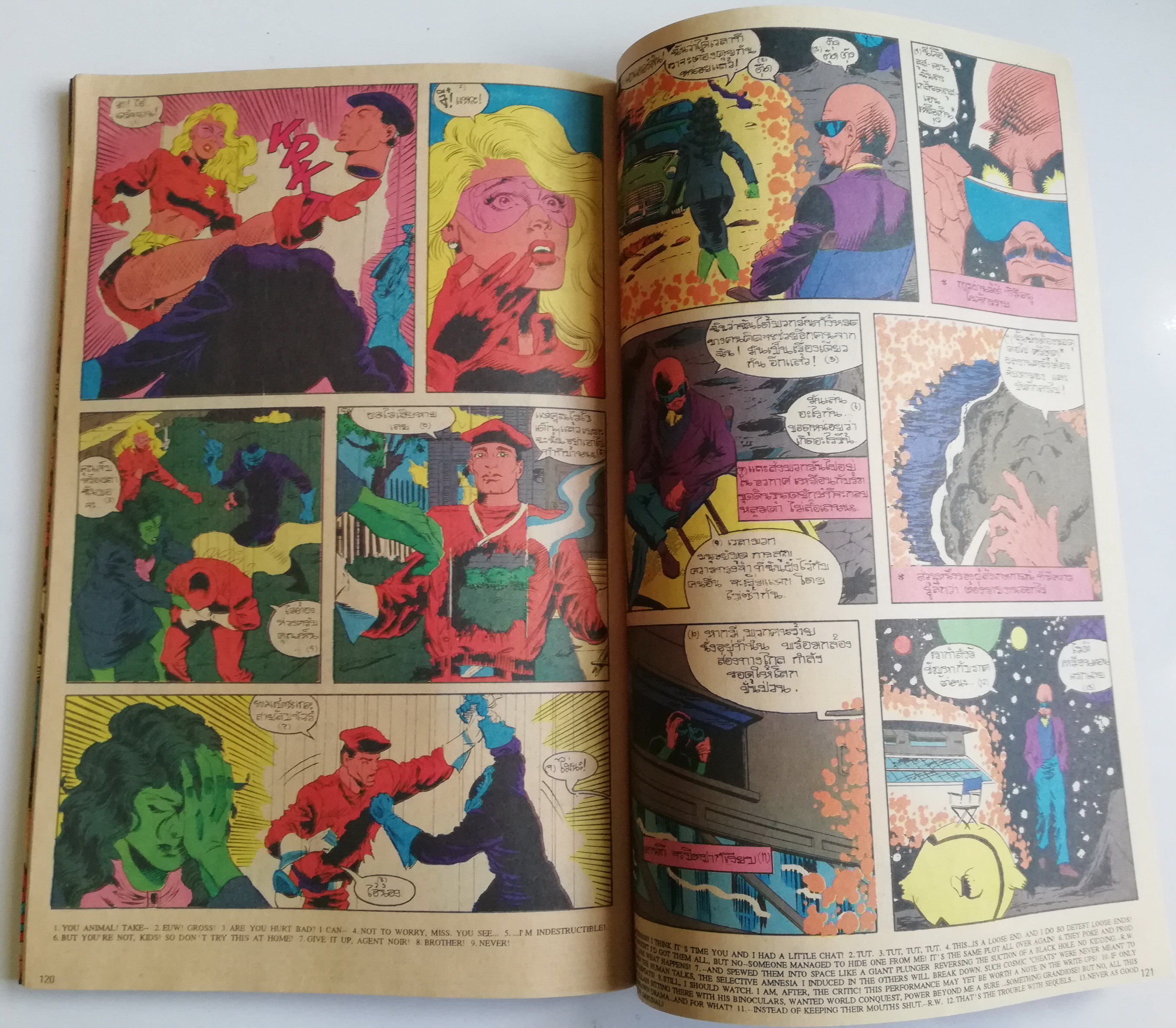 นิตยสารแนวการ์ตูนเก่า Marvel comics, มาร์เวล มหัศจรรย์ ฉบับที่6 ปก DR.Strange **แถมโปสเตอร์อำลา She-Hulk ในเล่ม -ดร.สเตรนจ์ Dr. Starnge -ประชันความขลังกับเหล่าเทพเจ้า -โบกมือกำลา มูนไนท์ Moon Night-การผจญภัยครั้งสุดท้ายของ ชี ฮัค She-Hilk -Fantastic Four