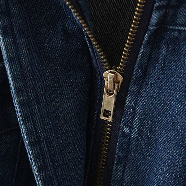 เสื้อโค้ทยีนส์กันหนาว คอปิด ผ้ายีนส์ฟอกนิ่มแต่งกระเป๋าคู่ (11796LM)