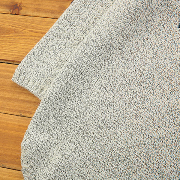 เสื้อไหมพรมกึ่งวูลหนานุ่ม ปักลายยูนิคอร์น (12356LM)