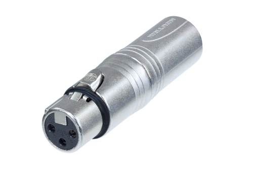 Neutrik NA3FM 3 pole XLR male - 3 pole XLR female extention adapter