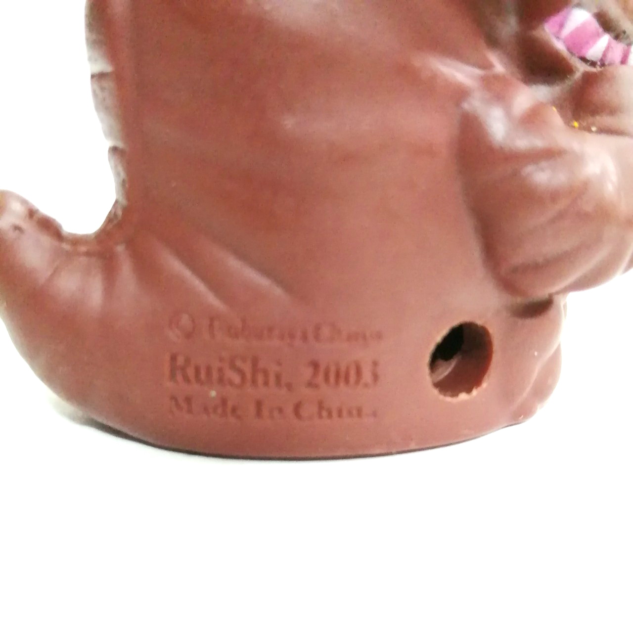 ซอฟสวมนิ้วขนาดใหญ่ สูง3นิ้วสัตว์ประหลาดโกโมร่า สีน้ำตาล ของ บ.ซึบุราย่าไชโย งานคนไทย 20 กว่าปีมาแล้ว หายาก สภาพดี