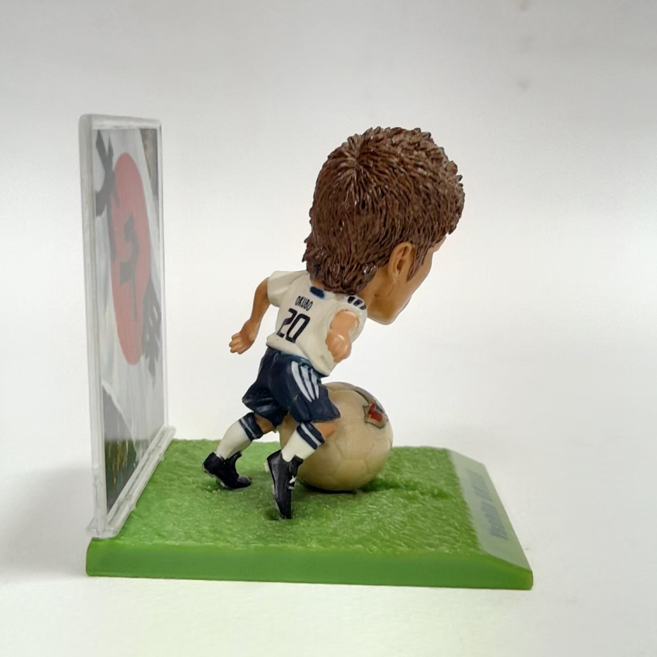 ฟิกเกอร์ นักบอล ทีมญี่ปุ่น yoshito okubo ขนาดตามรูป มีฐาน มีฉาก มือสอง สภาพดีมีรอยบ้าง