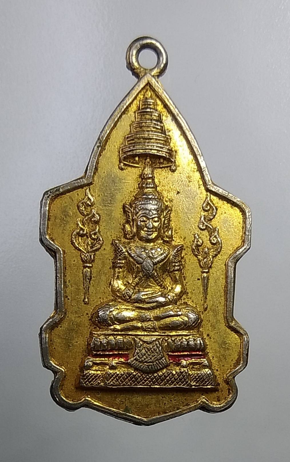 A273 เหรียญพระแก้วมรกต พระครูประกาศสมาธิคุณ วัดมฤคทายวันมหาวิหาร ปี2518