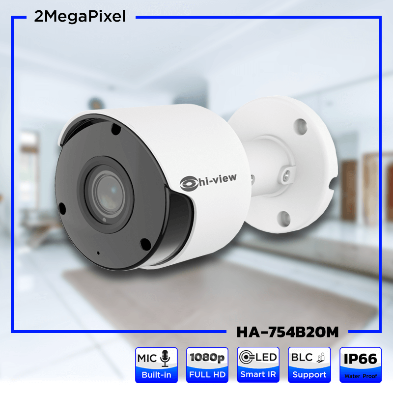 Hiview HA-754B20M คมชัด 2 ล้านพิกเซล บันทึกภาพพร้อมเสียง