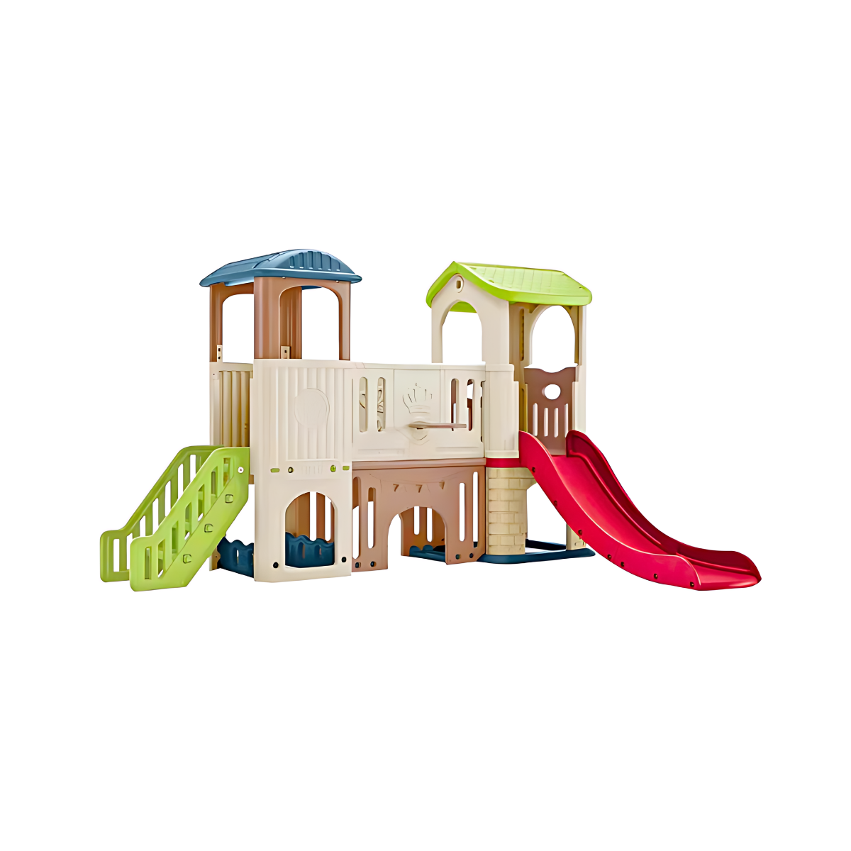 บ้านของเล่น บ้านน้อยสองชั้นสีครีมมี่ Play House Two levels Little Play House (Creamy Color)