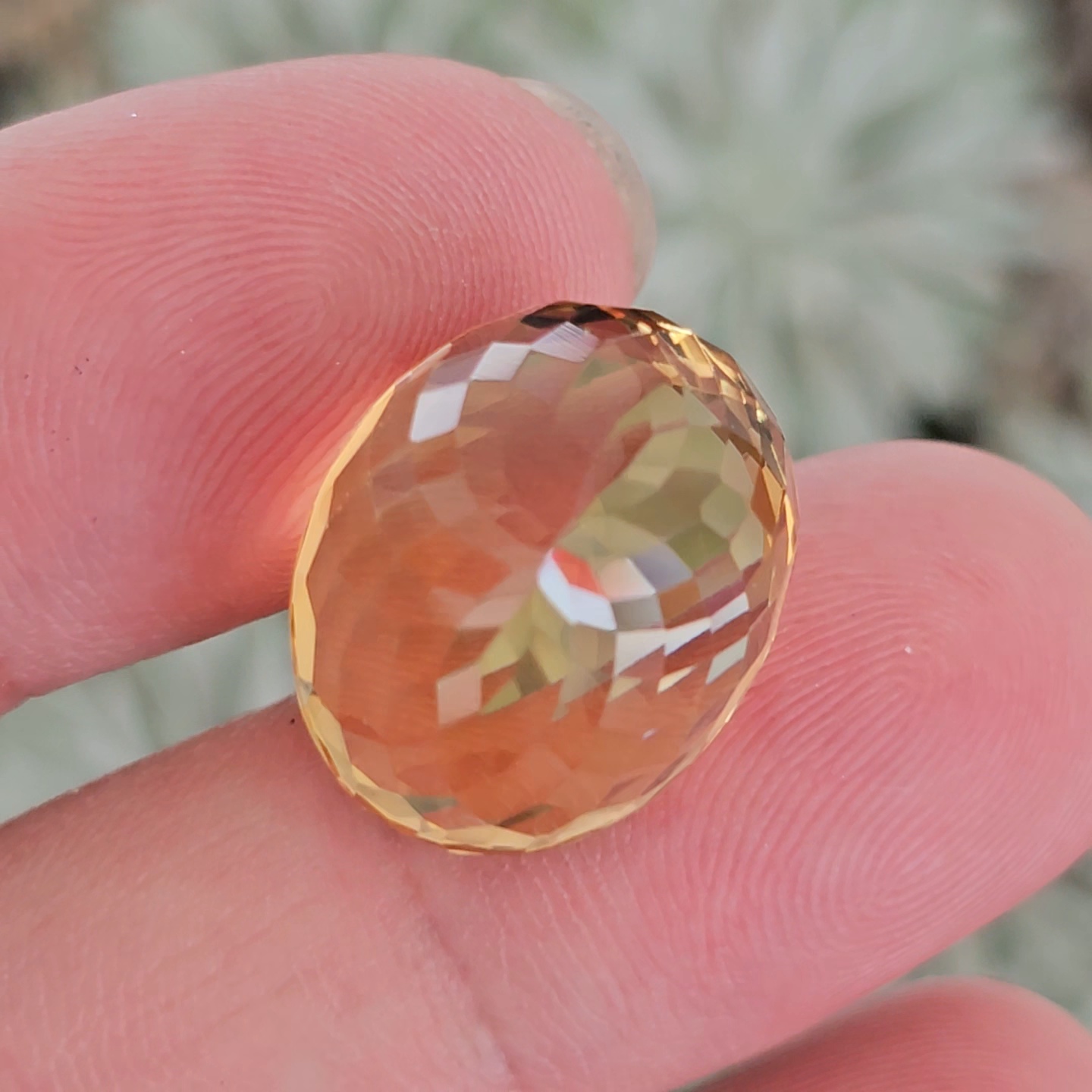 พลอย ซิทริน Citrine 25.92 กะรัต (Cts.) พลอยแท้ อัญมณีมงคลประจําวันเกิด เครื่องประดับพลอย