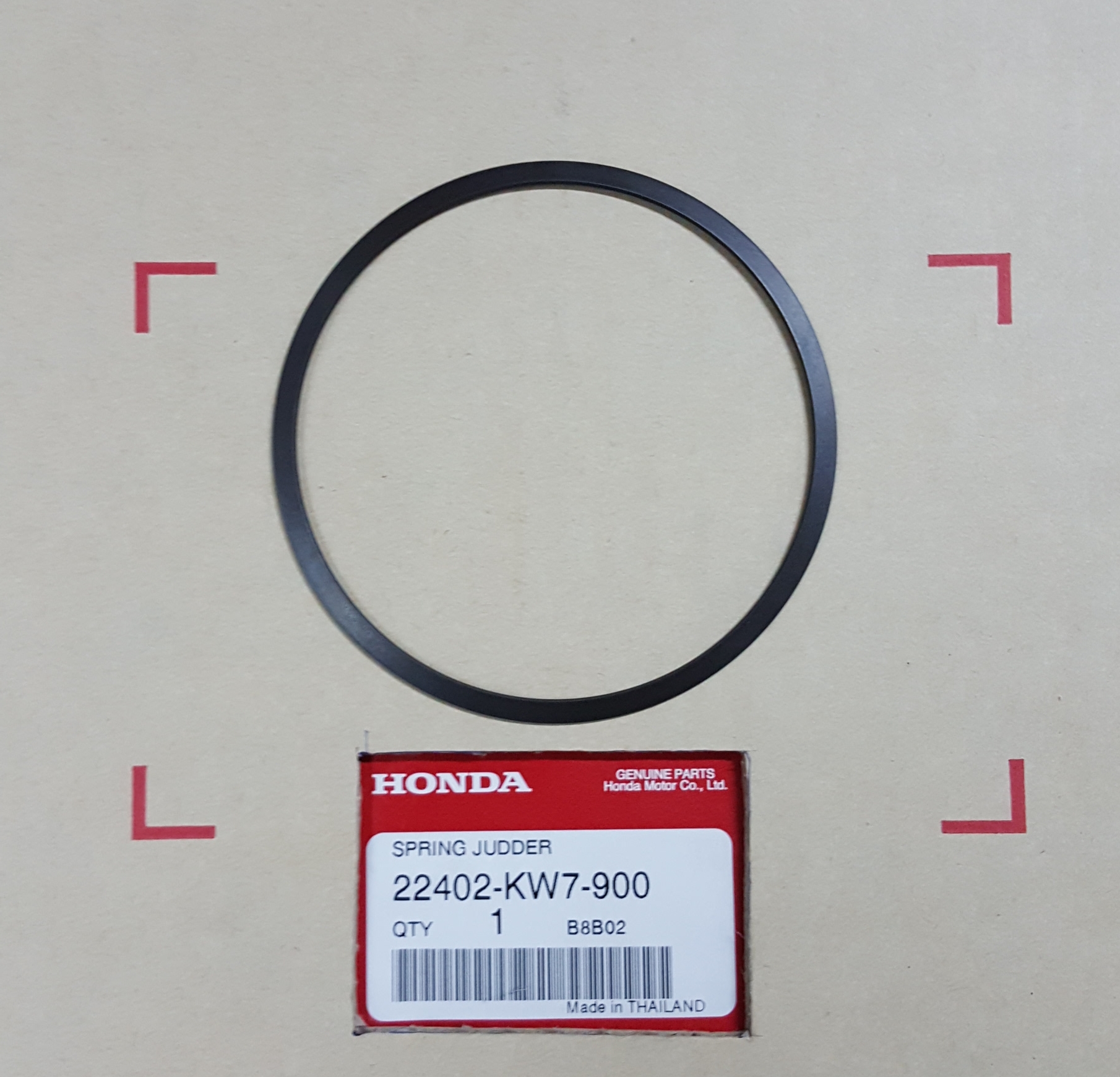 แหวนสปริงรองผ้าคลัทช์ดัวบน โนวา-S,RS/เวฟ100Z