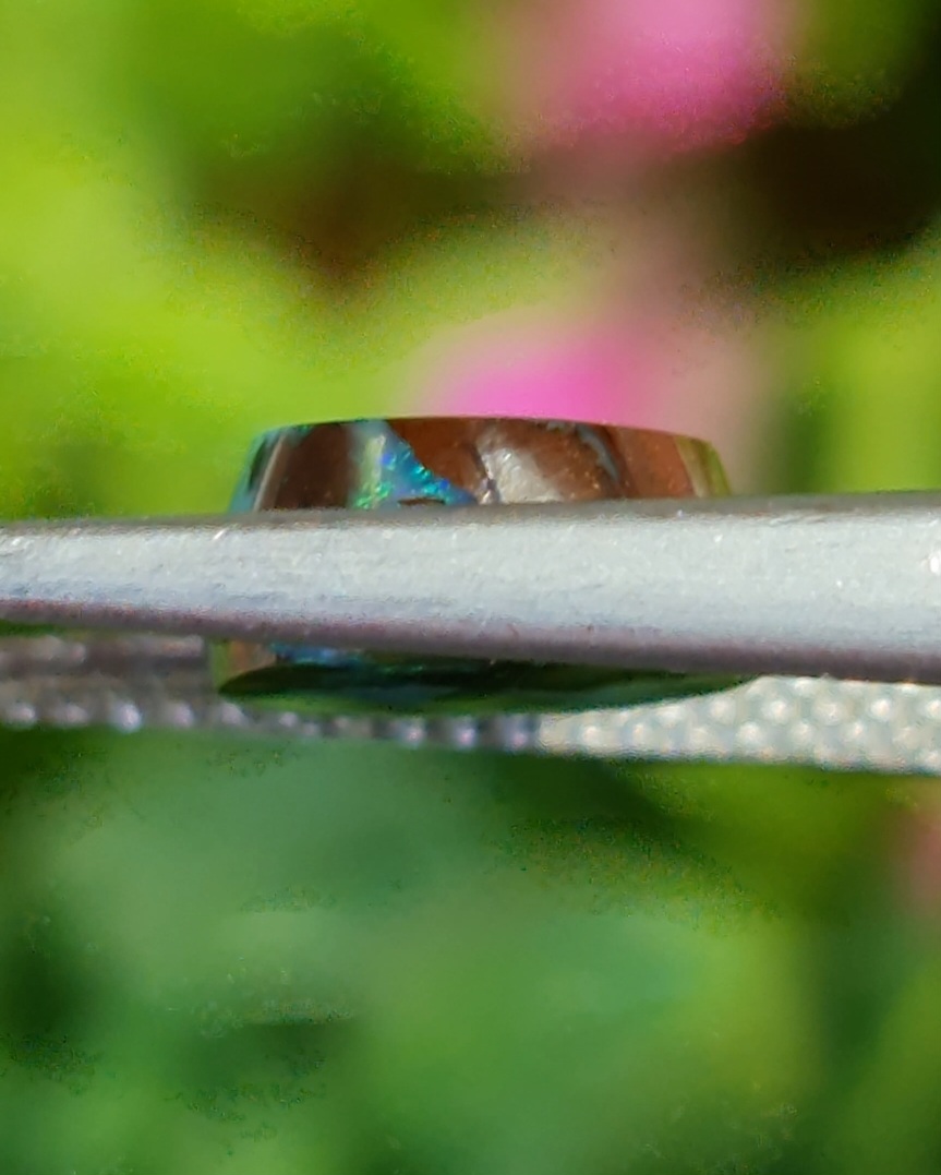 พลอย โบลเดอร์ โอปอล ออสเตรเลีย Australian Boulder Opal 4.60 กะรัต (Cts.) พลอยแท้ อัญมณีมงคลประจําวันเกิด เครื่องประดับพลอย