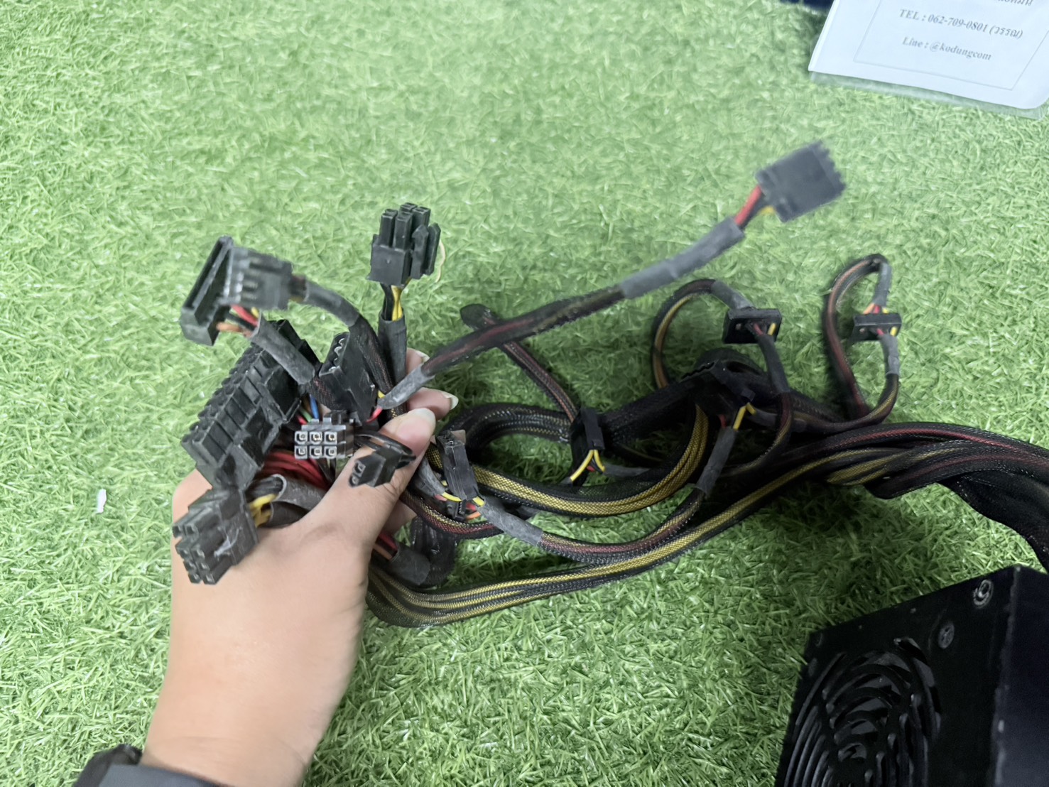 POWER SUPPLY CORSAIR 650W VS650 สายตามรูป