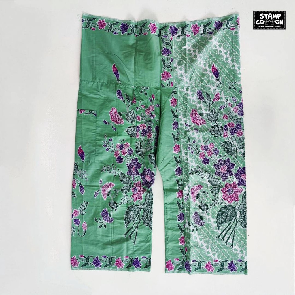 STAMPCOTTON กางเกงขายาว ผ้าปาเต๊ะ กางเกงเล กางเกงใส่สบาย