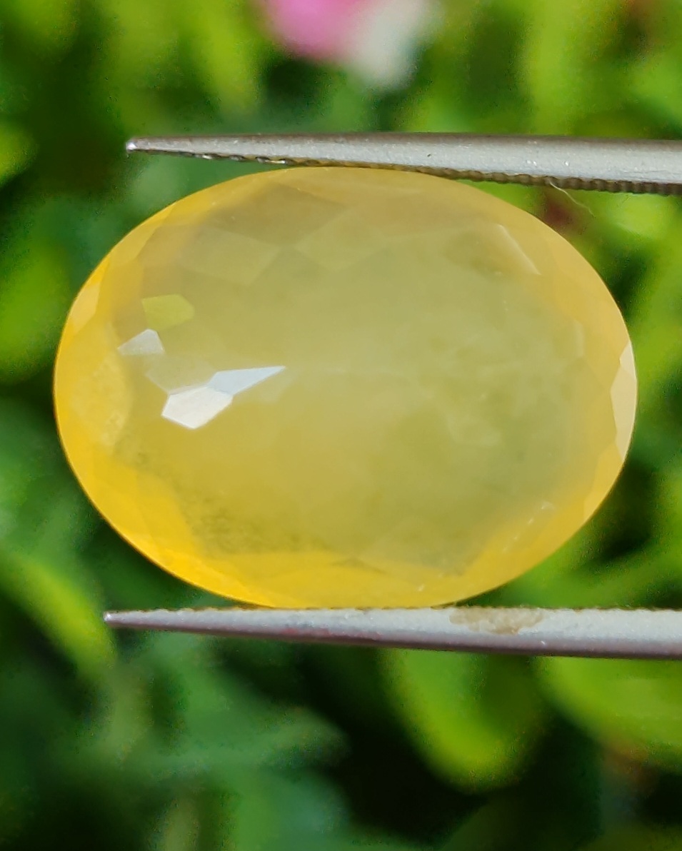 พลอย โอปอล Opal 11.40 กะรัต (Cts.) พลอยแท้ อัญมณีมงคลประจําวันเกิด เครื่องประดับพลอย