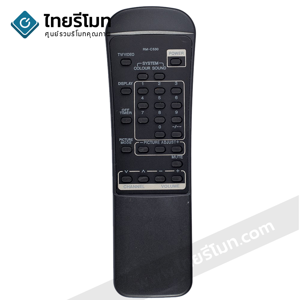 รีโมททีวี เจวีซี JVC รุ่นC530