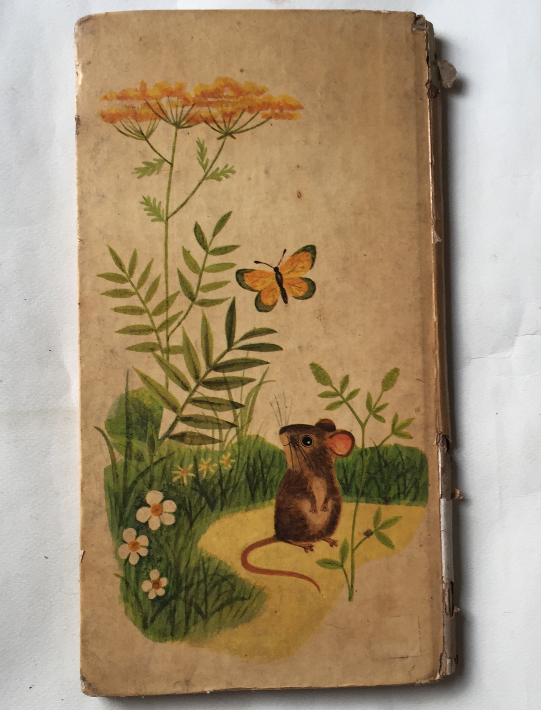 หนังสือนิทานเก่าภาพสวยปกแข็ง ปี 1964 ฉบับภาษาอังกฤษ "I am a Mouse", a golden sturdy happy book **มีตำหนิตามภาพ