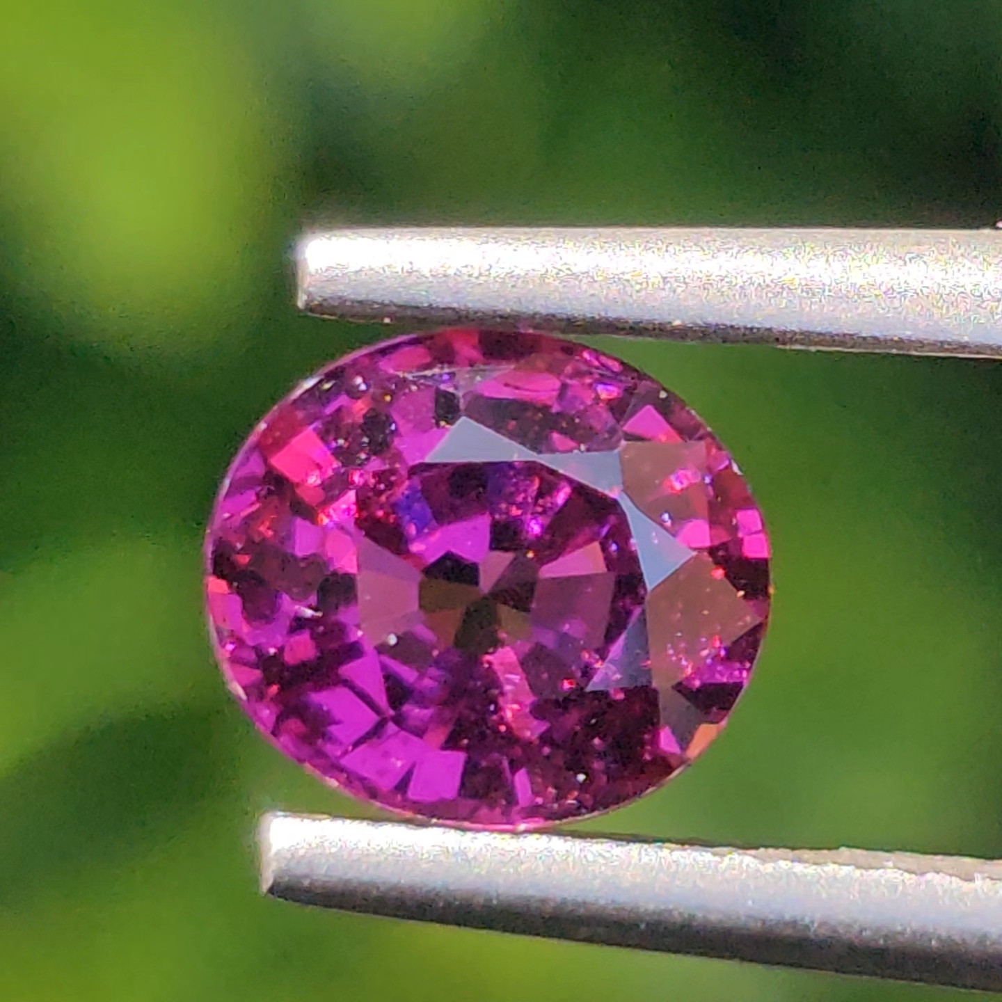 พลอย อุมบาไลต์ การ์เน็ต Umbalite Garnet 1.07กะรัต (Cts.) ดิบ Unheated ลอยแท้ อัญมณีมงคลประจําวันเกิด เครื่องประดับพลอย