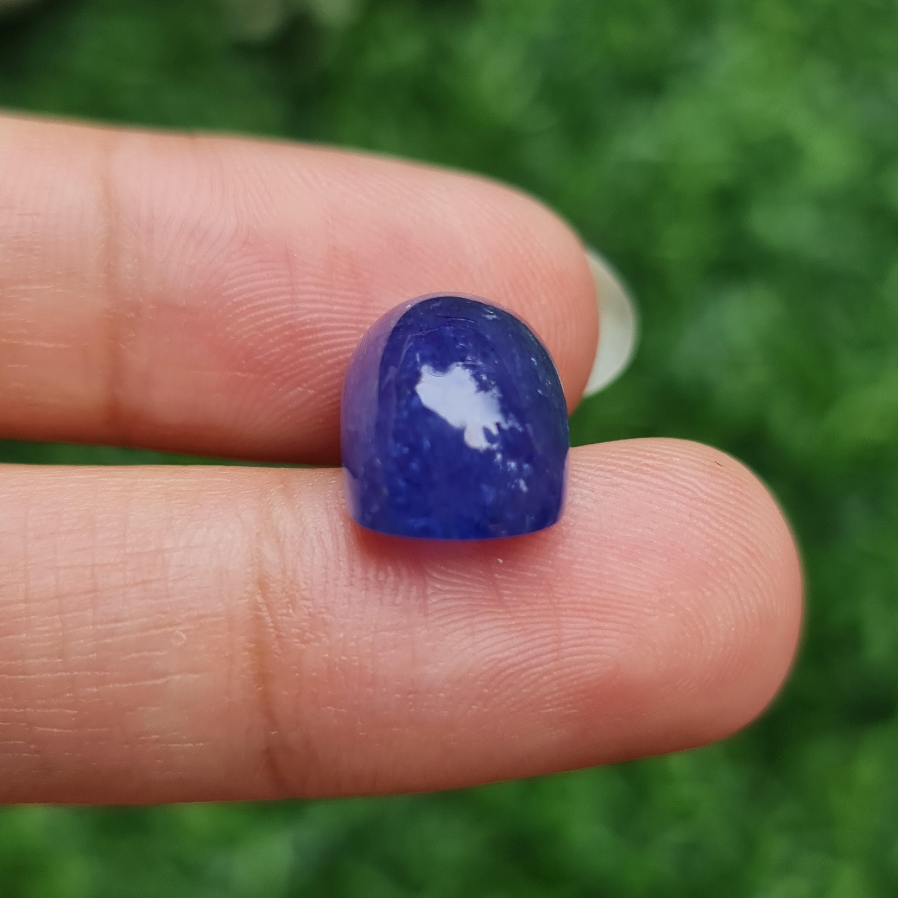 พลอย แทนซาไนท์ Tanzanite 11.69 กะรัต (Cts.) พลอยแท้ อัญมณีมงคลประจําวันเกิด เครื่องประดับพลอย