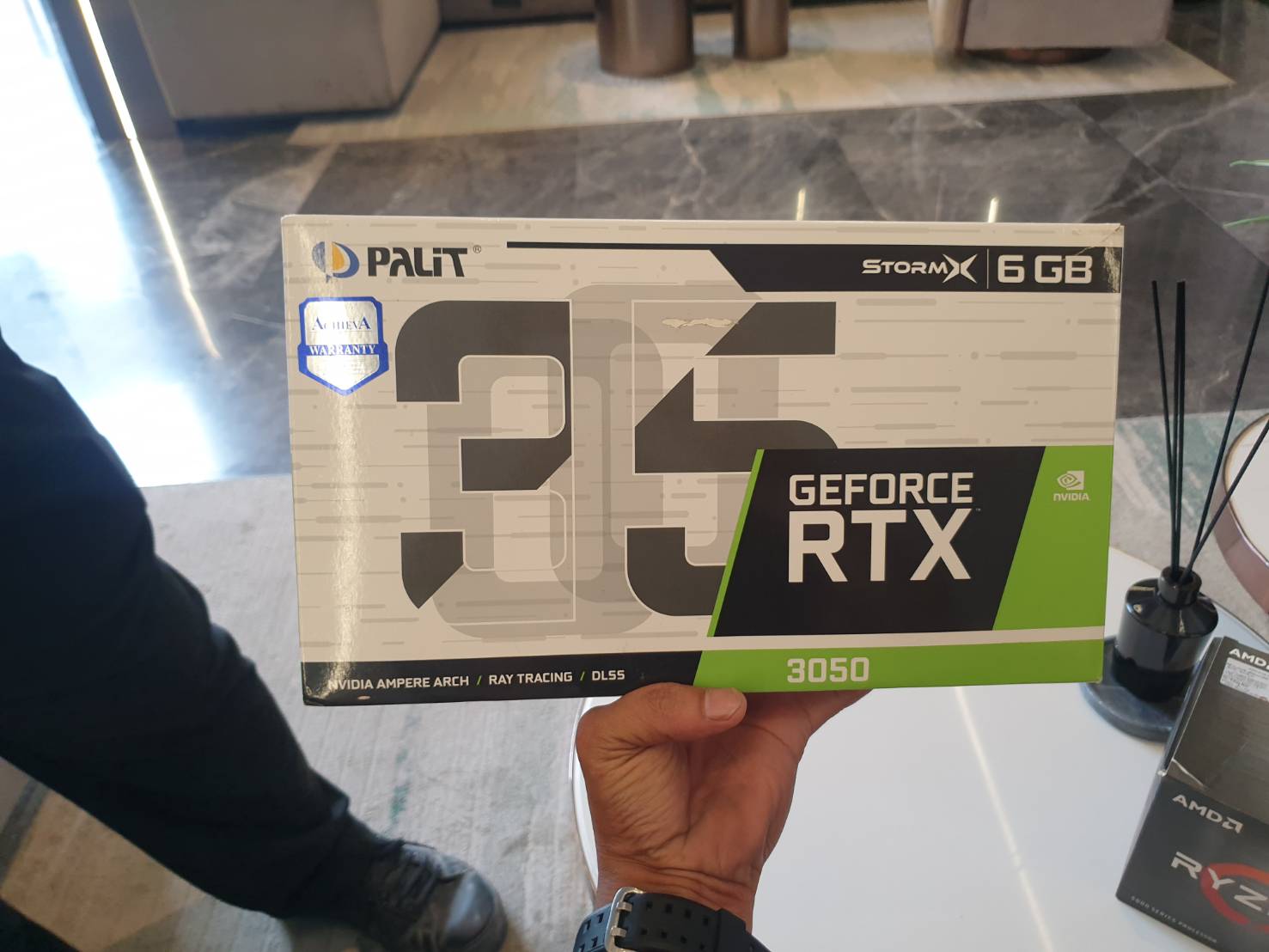 Graphic Card Rtx 3050 Palit Stormx 6GB DDR6 ประกันเหลือ