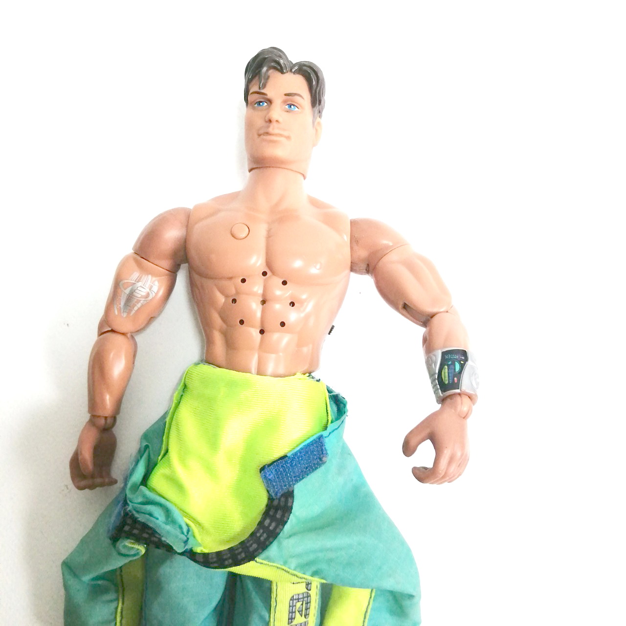 ตุ๊กตาผู้ชาย จาก แมทเทล แม๊ก สตีล Max Steel บอดี้ข้อต่อ พร้อมชุด ขนาด 12 นิ้ว ไม่เช็คระบบแบตเตอรี่