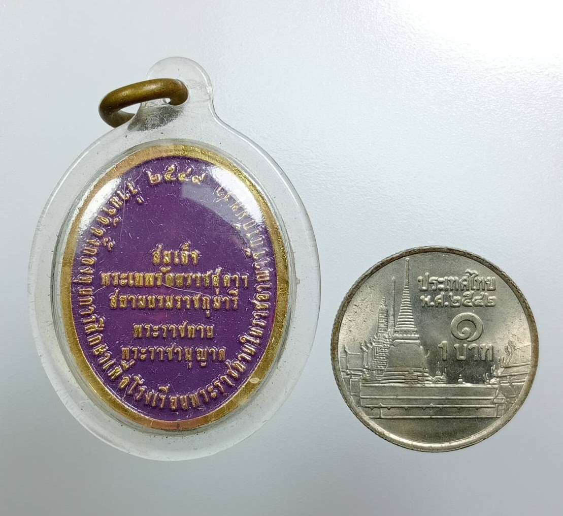 A7668 เหรียญพระนางพญา พ่อท่านเขียน วัดกระทิง เขาคิชฌกูฏ จ.จันทบุรี ปี2549