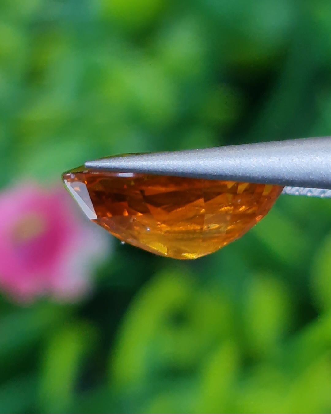 พลอย บุษราคัม Yellow Sapphire 5.10 กะรัต (Cts.) พลอยแท้ อัญมณีมงคลประจําวันเกิด เครื่องประดับพลอย