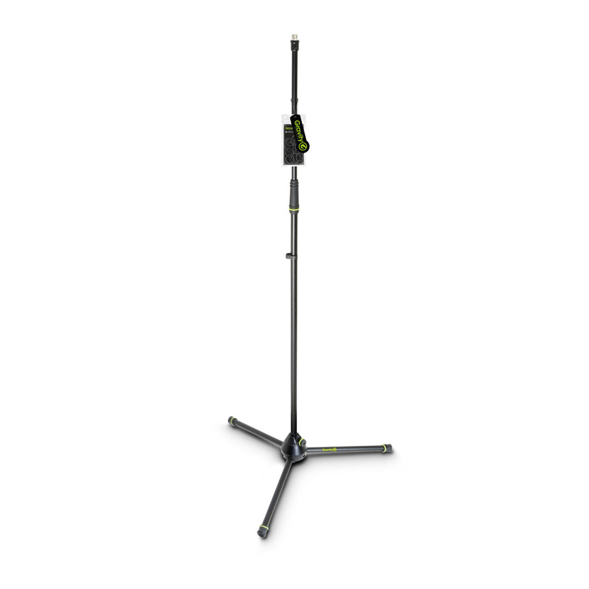 Gravity GMS43 ขาตั้งไมโครโฟน ขาไมค์ตรง ขาตรง Straight Microphone Stand With Folding Tripod Base
