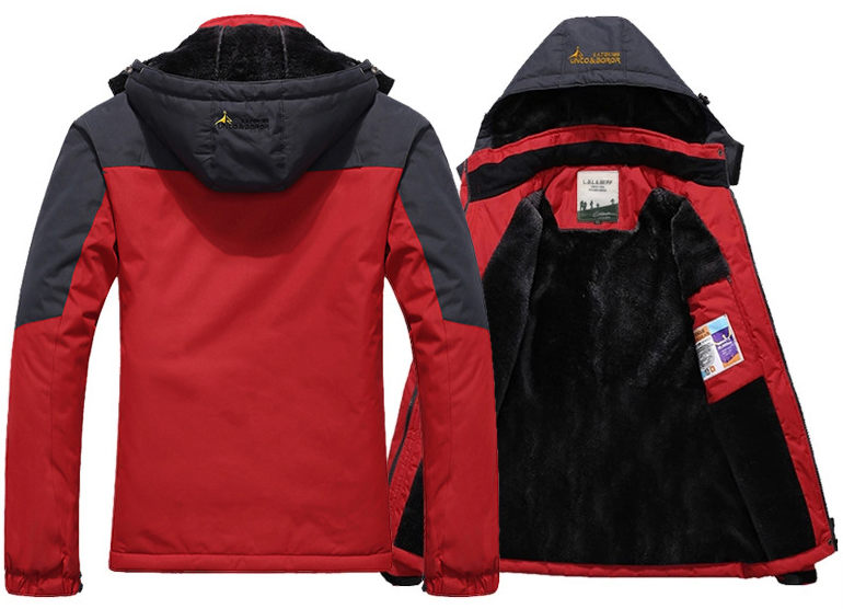 Outdoor Jacket เสื้อกันหนาวติดลบ กันหิมะ ซับขน ฮู้ดถอดได้ (10145MM)