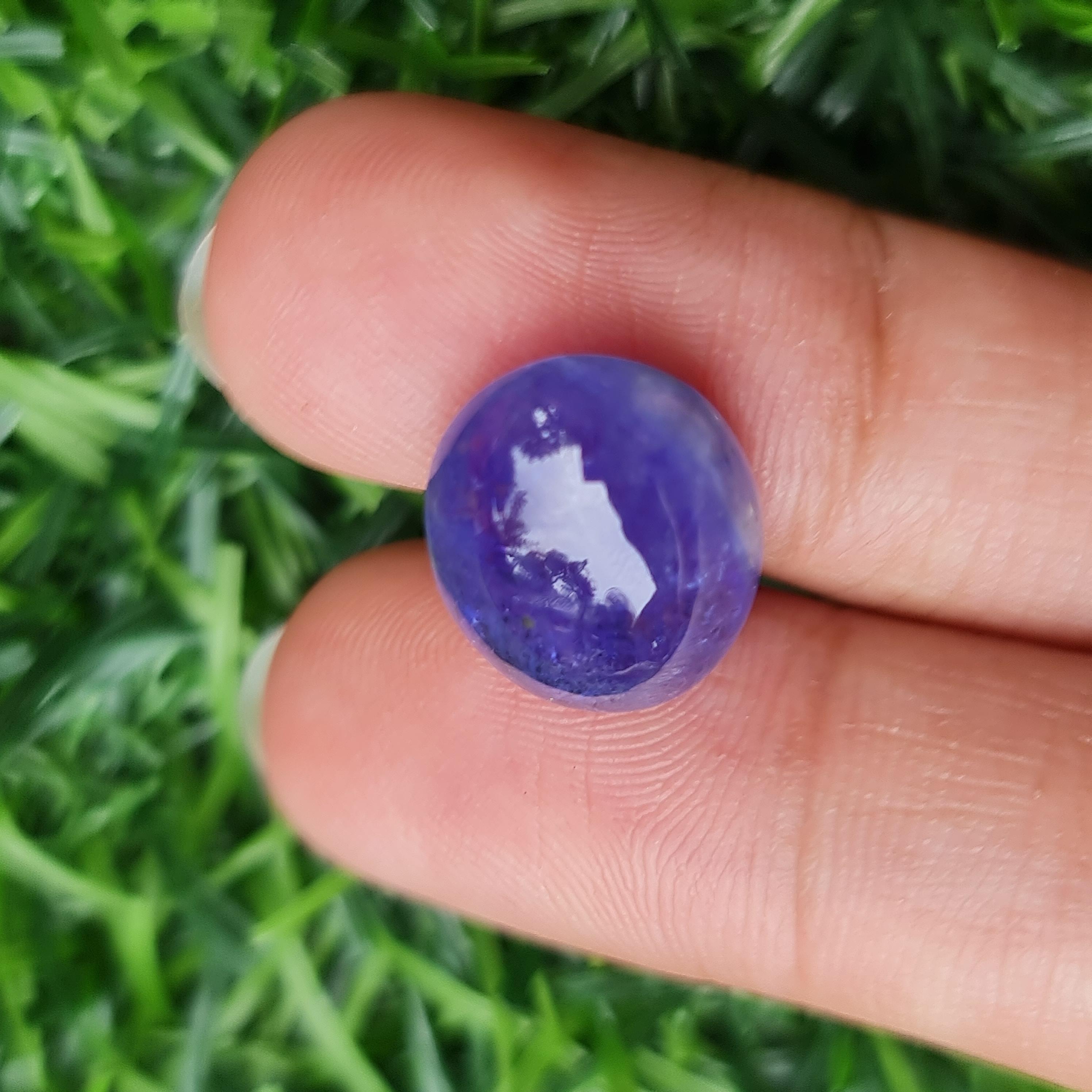 พลอย แทนซาไนท์ Tanzanite 11.72กะรัต (Cts.) พลอยแท้ อัญมณีมงคลประจําวันเกิด เครื่องประดับพลอย